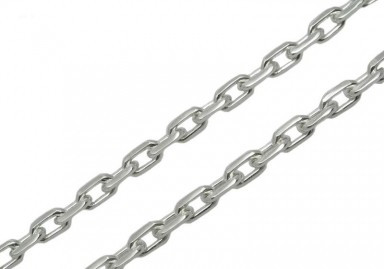 

Цепочка серебряная якорная 50см 66352