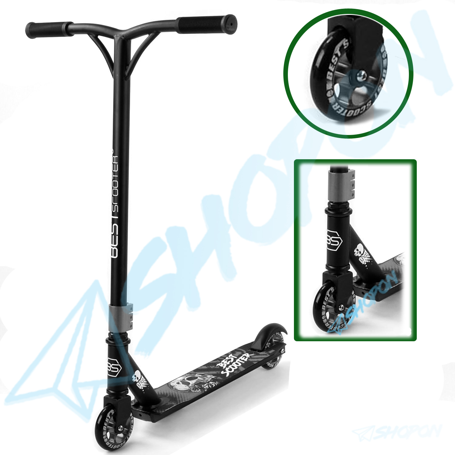 

Самокат трюковый Best Scooter трюковой самокат, для трюков FRC-7516 трюковий для трюків, серый