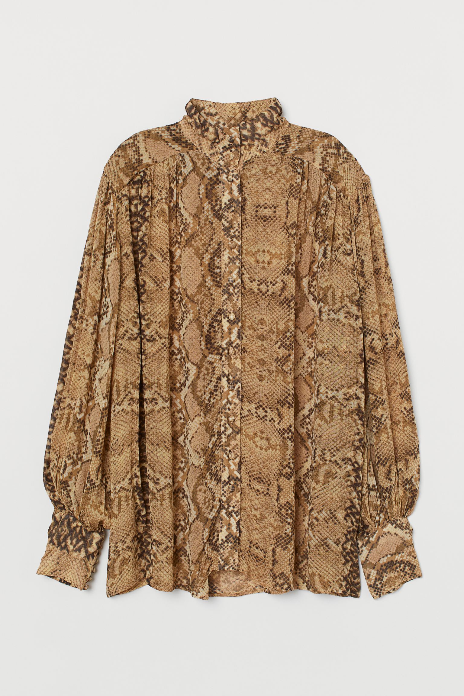 

Блуза H&M 44 светло коричневый 11038112790