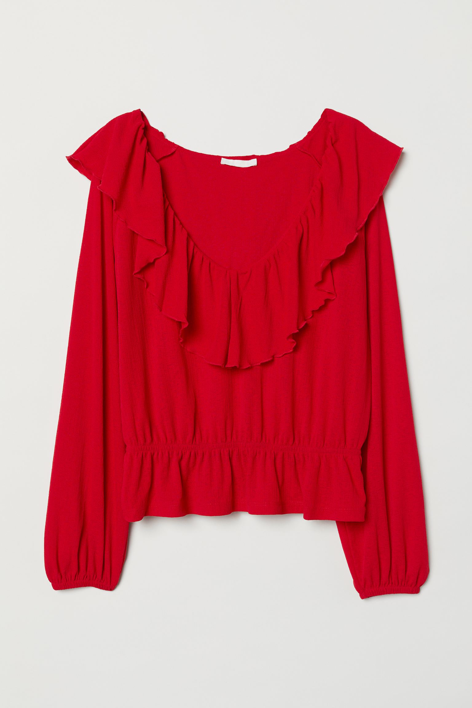 

Блуза H&M  красный 6047091788, Блуза H&M XL красный 6047091788