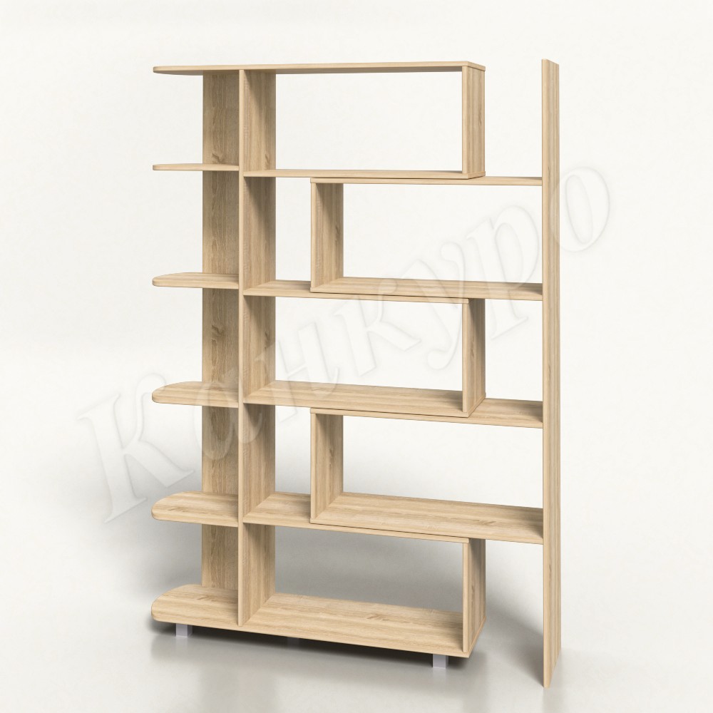 

Стеллаж Konven Mebel КОН-50 1120-1750х270 мм Дуб сонома