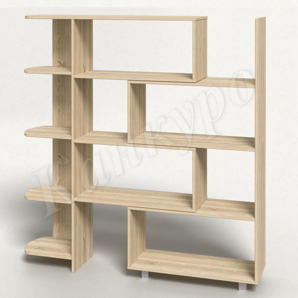 

Стеллаж Konven Mebel КОН-40 1120-1750х270 мм Дуб сонома