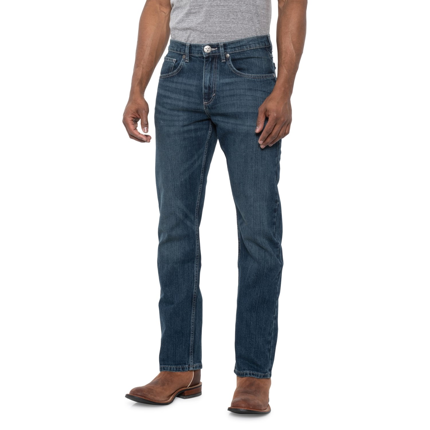 

Джинсы Wrangler 20X No. 44 Slim Jeans - Straight Leg Ozark, 38W 32L