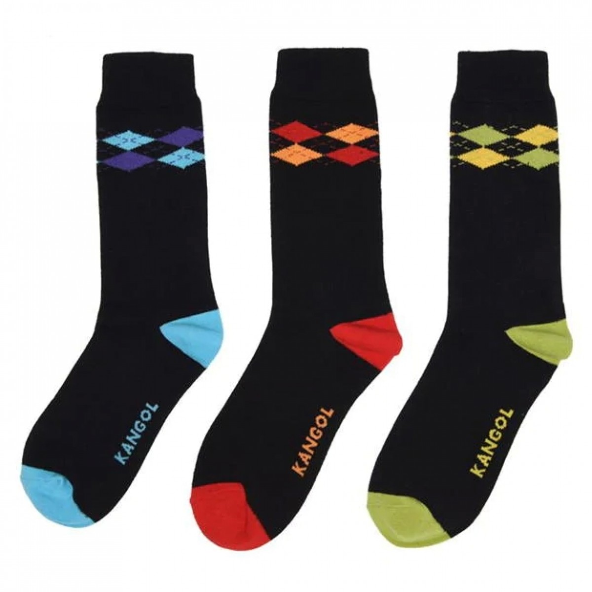 

Носки Kangol Formal 3 Pack Argyle, Носки Kangol Formal 3 Pack Argyle, 41-45
