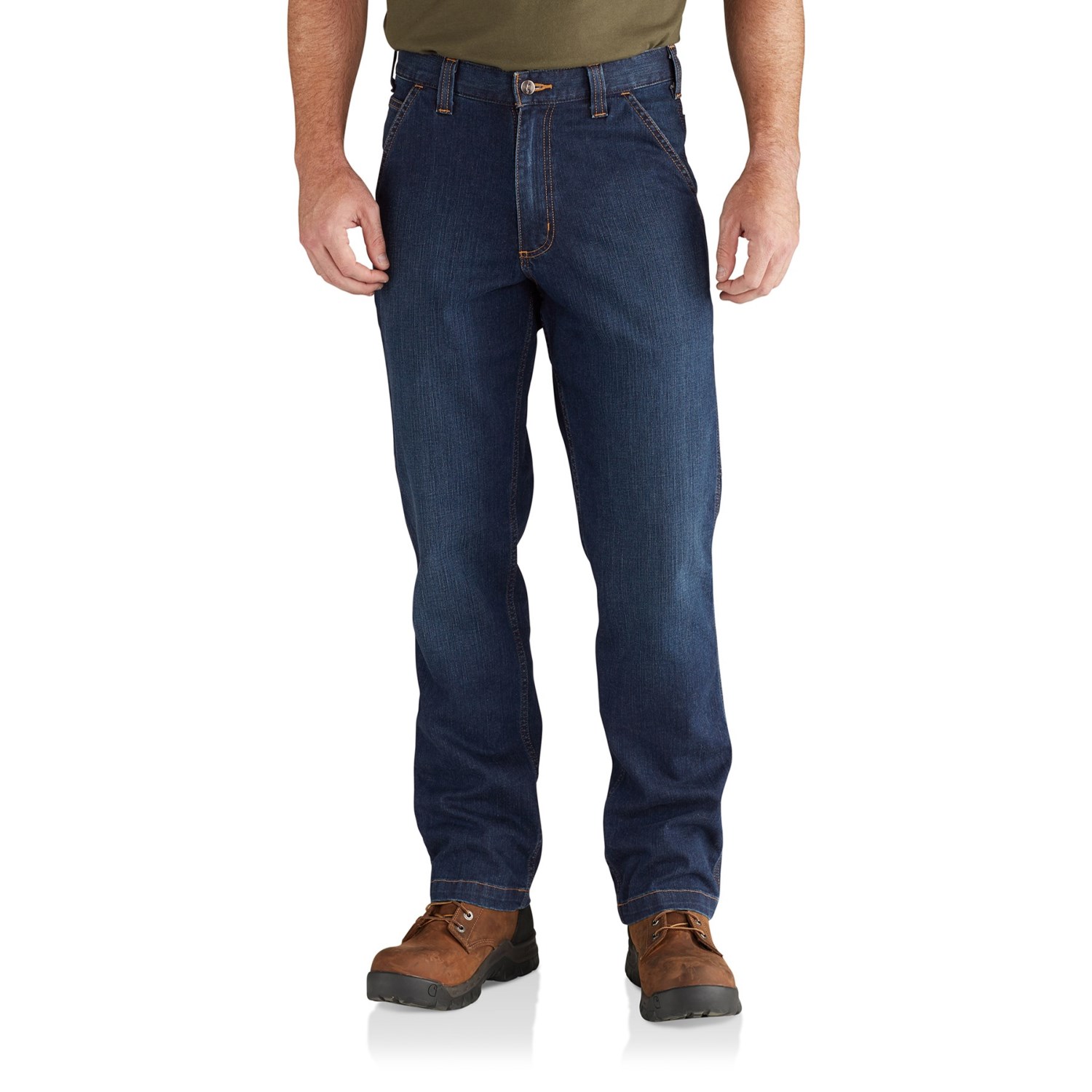 

Джинсы Carhartt 102808 Rugged Flex Dungaree Jeans - Relaxed Fit, Factory Seconds Superior , 42W 32L
