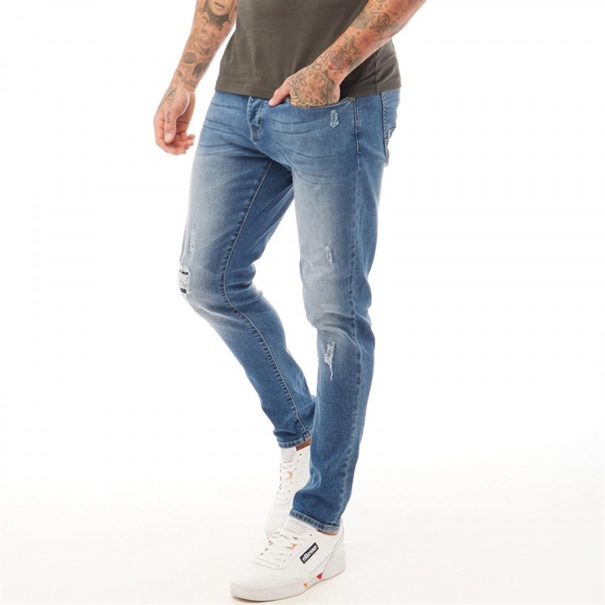 

Джинсы 883 Police Slim Fit Native 403 Blue Blue, 28W 32L