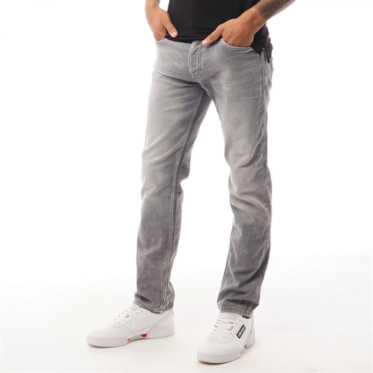 

Джинсы JACK AND JONES Tim Leon Ge 067 Slim Fit Grey Denim Washed Grey, 32W 34L