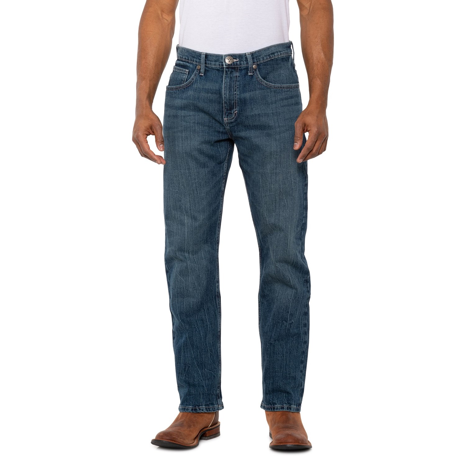 

Джинсы Wrangler 20X No. 44 Slim Jeans - Straight Leg Stirrup, 38W 32L