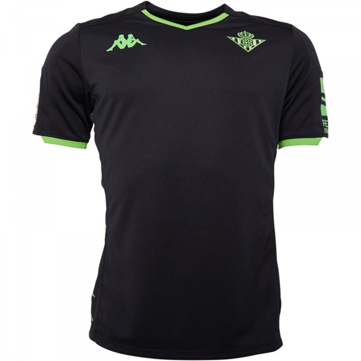 

Футболка Kappa RBB Real Betis Away Jersey Black/Green Acid Black, S (44)