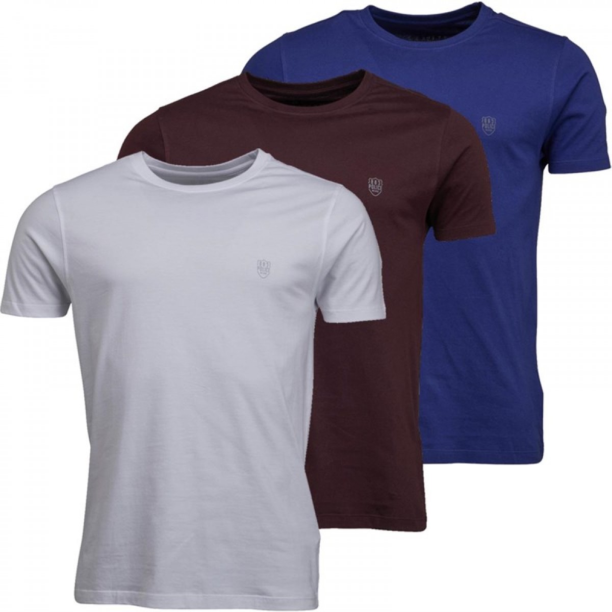 

Футболка 883 Police Raul Electric Blue/White/Burgundy Dark Burgundy 3 шт, XS (42)
