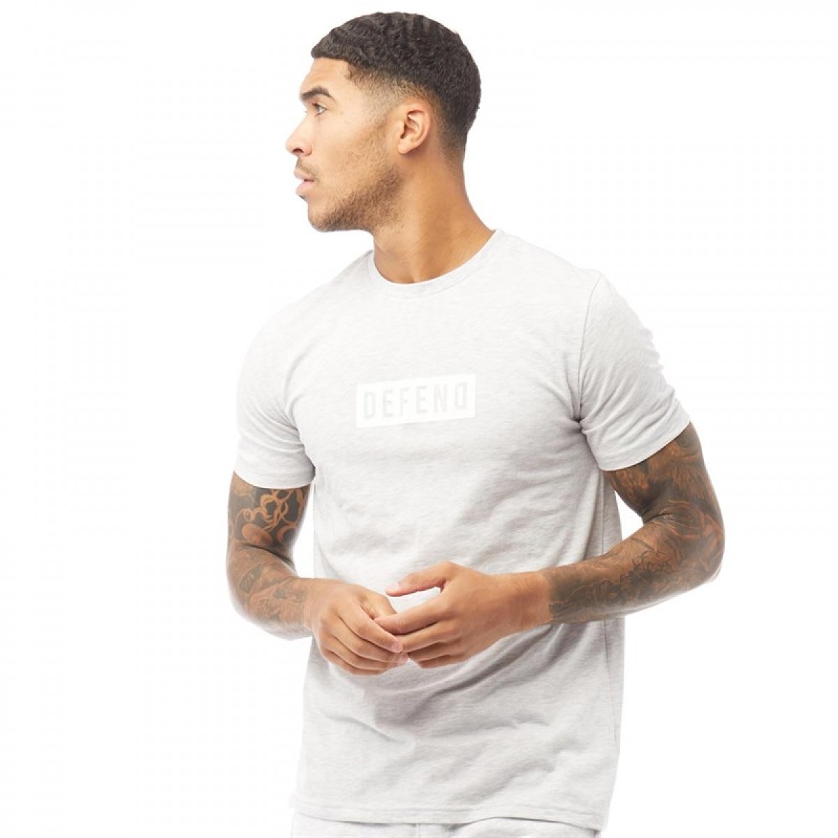 

Футболка DFND London Bungee Ice Marl Grey Marl, S (44)