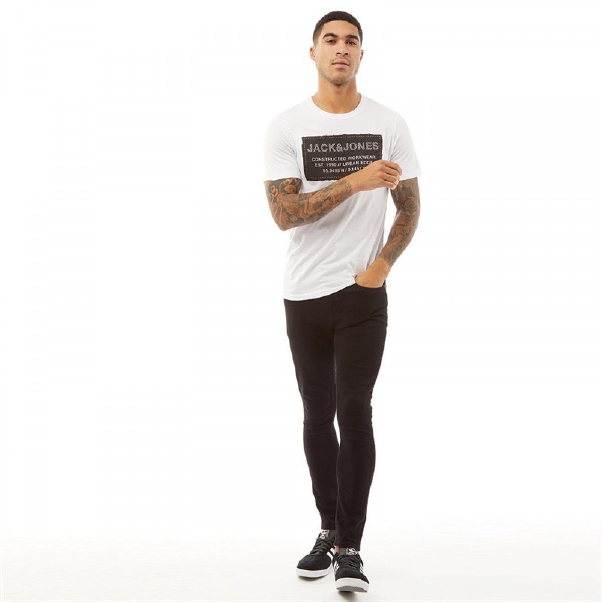 

Футболка JACK AND JONES Jcostory Neck White White, S (44)