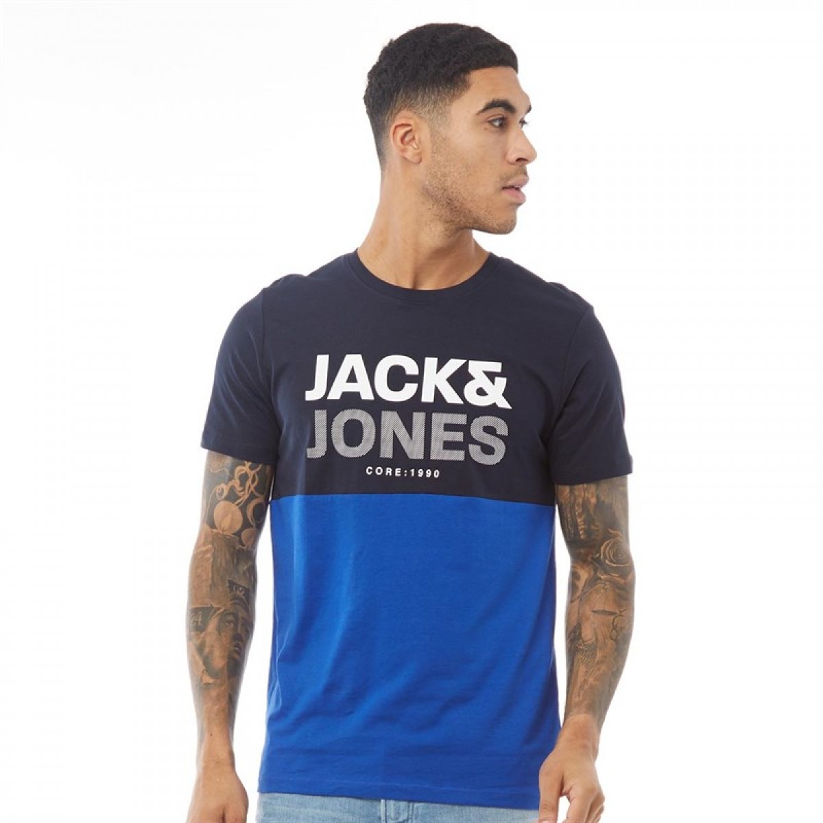 

Футболка JACK AND JONES Miller Sky Captain Navy, L (48)