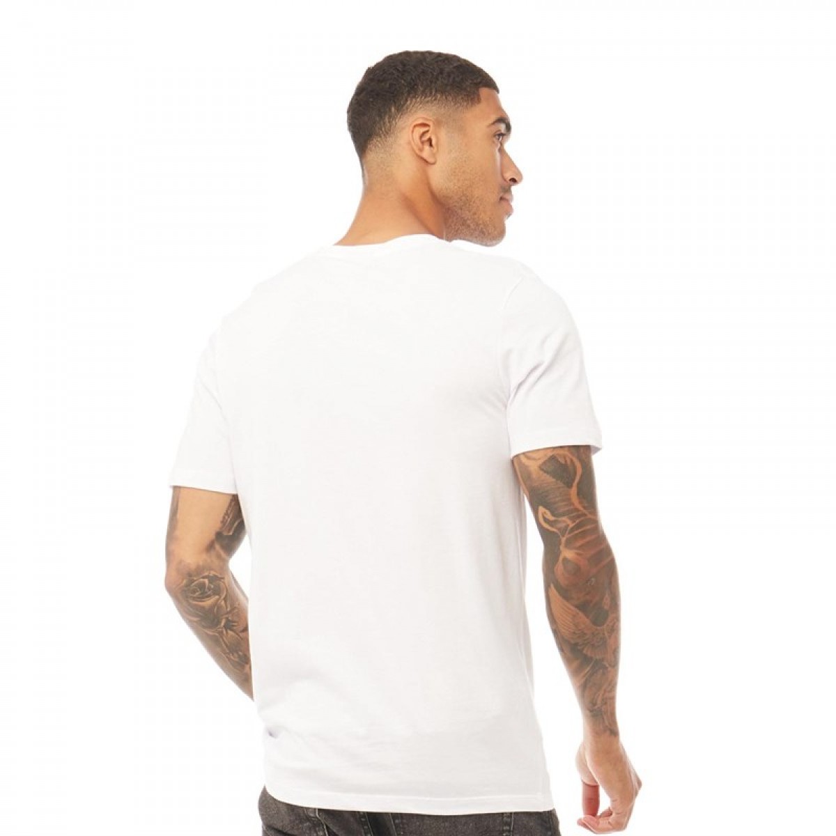 

Футболка JACK AND JONES Kev Neck White White, M (46)