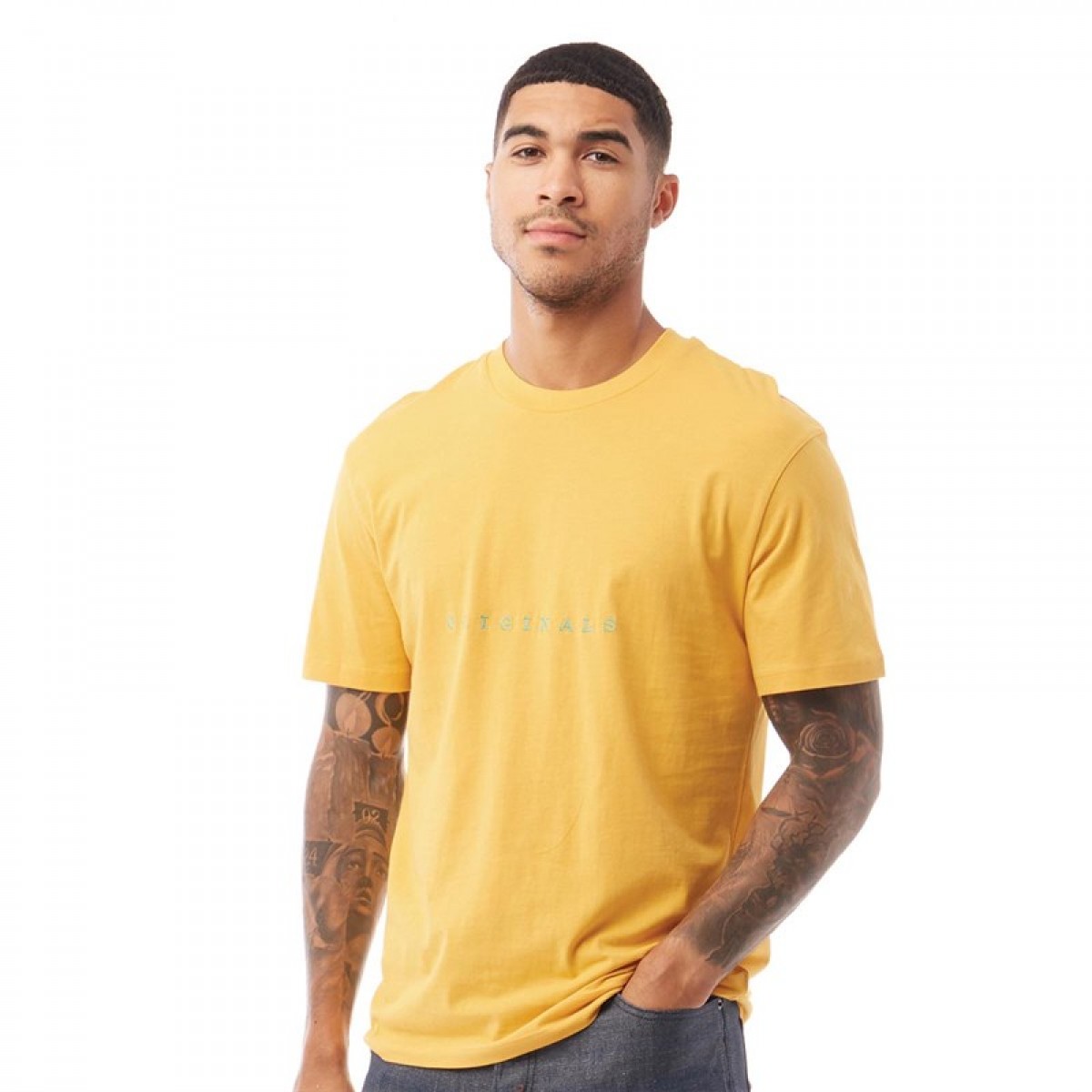 

Футболка JACK AND JONES Copen Neck Yolk Yellow Bright Yellow, S (44)