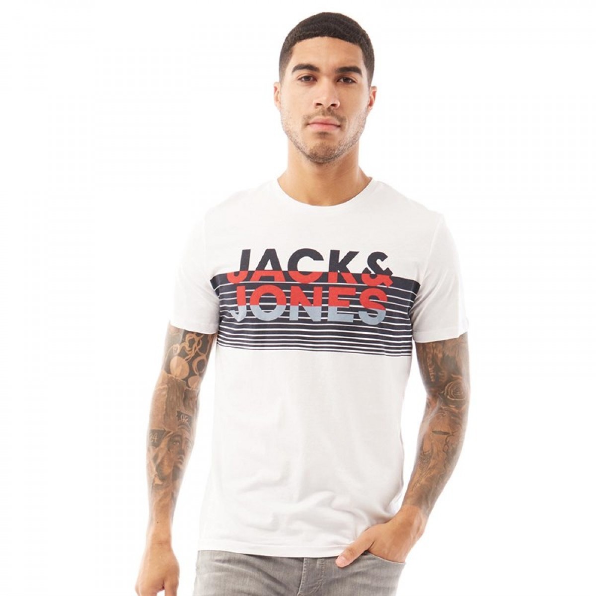 

Футболка Jack And Jones Brixi White White, S (44)