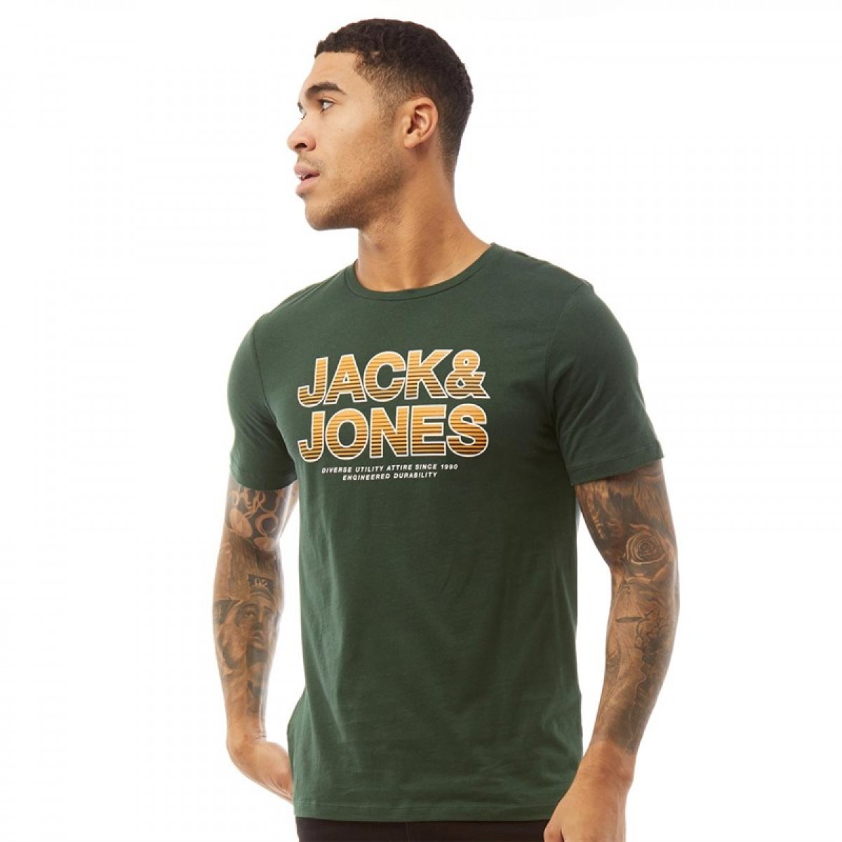 

Футболка JACK AND JONES Sense Neck Darkest Spruce Bottle Green,  (44, Футболка JACK AND JONES Sense Neck Darkest Spruce Bottle Green, S (44)