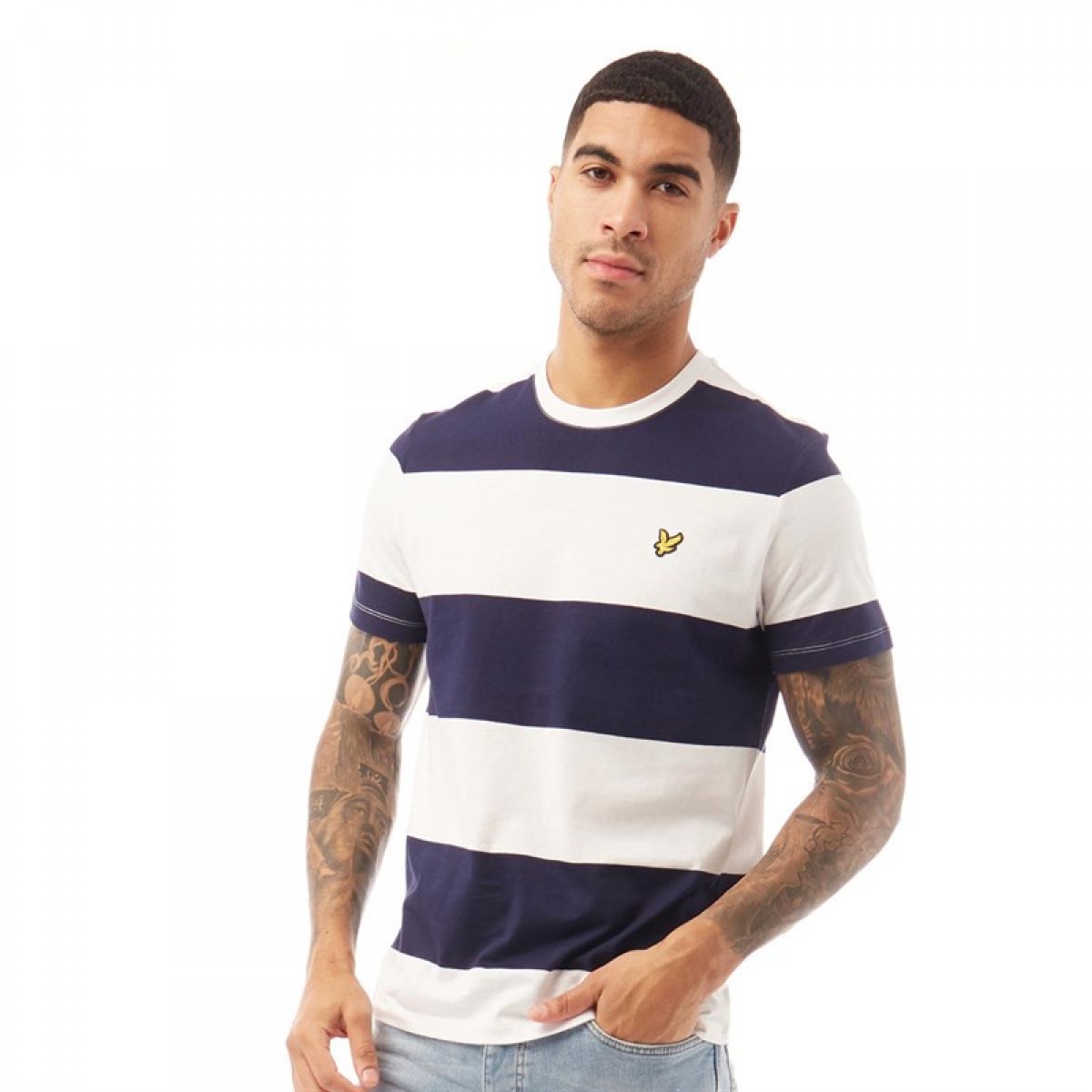 

Футболка Lyle And Scott Vintage Wide Stripe Navy Stripe, XS (42)