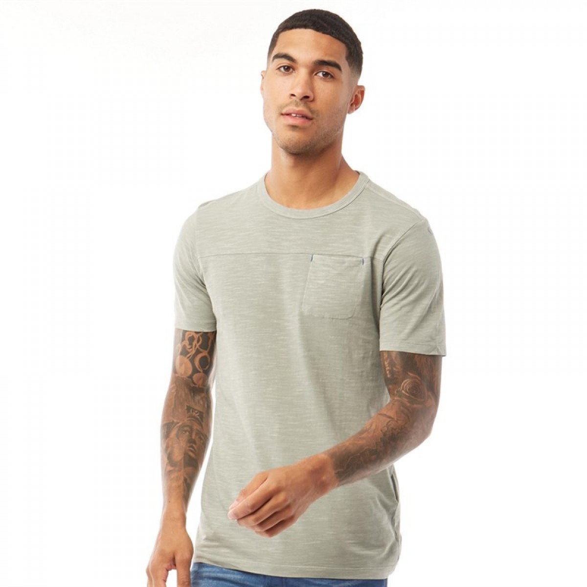 

Футболка JACK AND JONES Pierce Neck Green Milieu Mint Green, S (44)