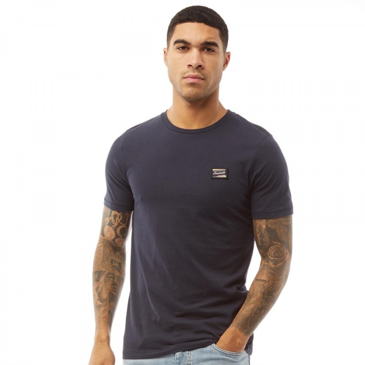 

Футболка JACK AND JONES Elsey Neck Navy Blazer Navy, S (44)