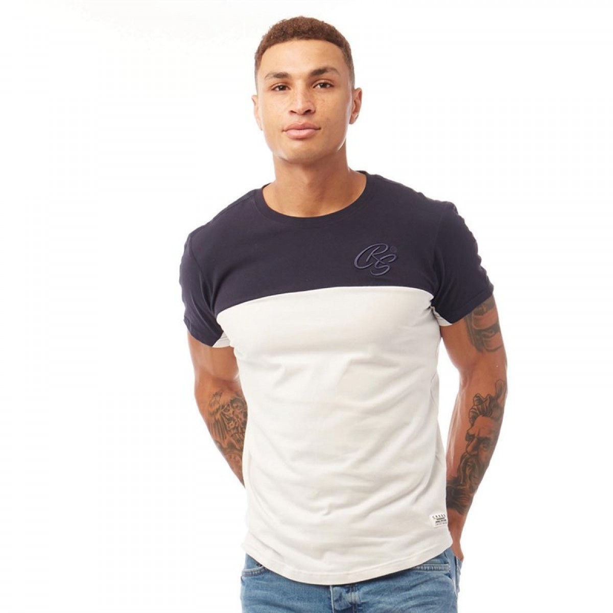 

Футболка Crosshatch Blackout CRS Tape Navy Navy, S (44)