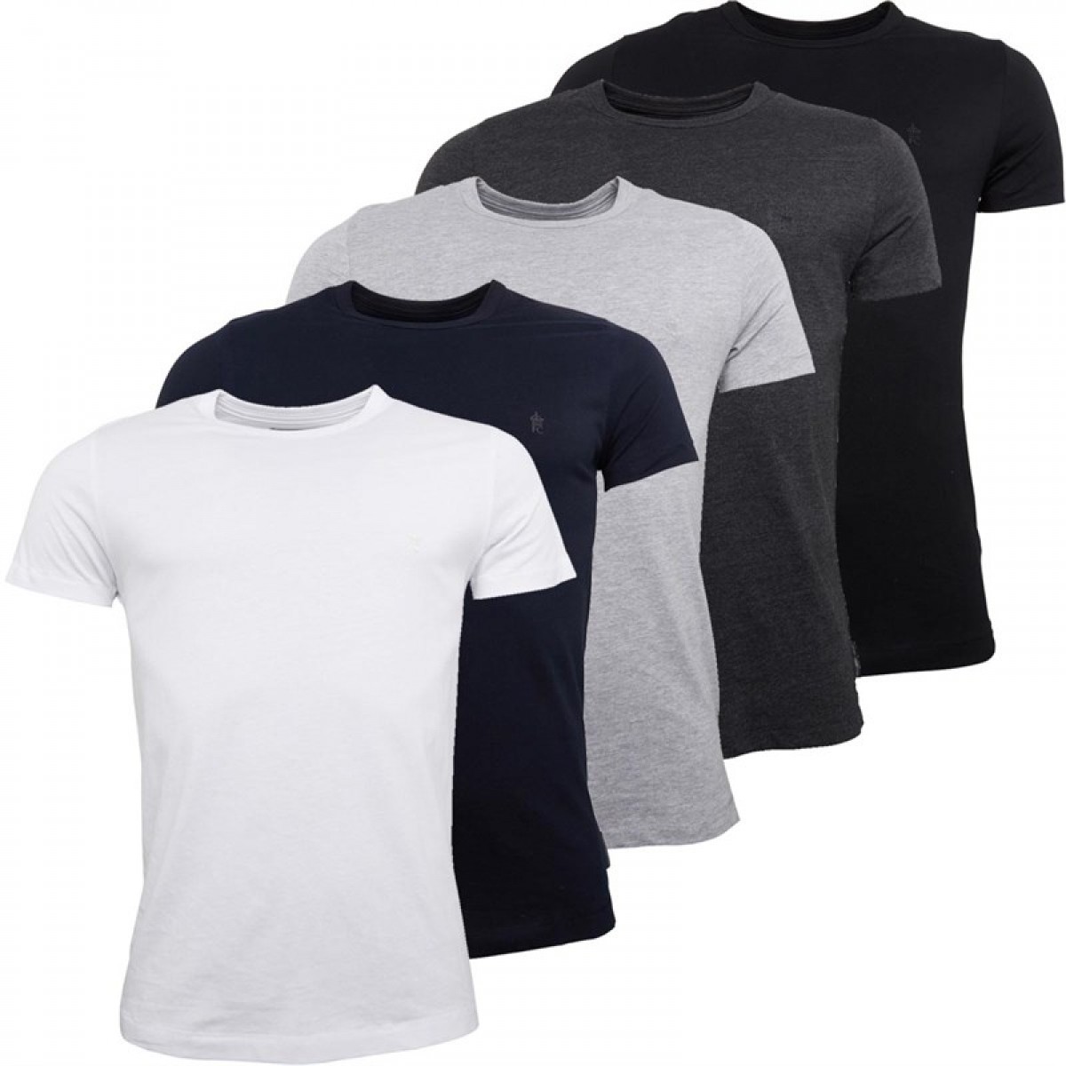 

Футболка French Connection Five Pack s Black/White/Marine/Light Grey Marl/Charcoal Multi,  (48, Футболка French Connection Five Pack s Black/White/Marine/Light Grey Marl/Charcoal Multi, L (48)