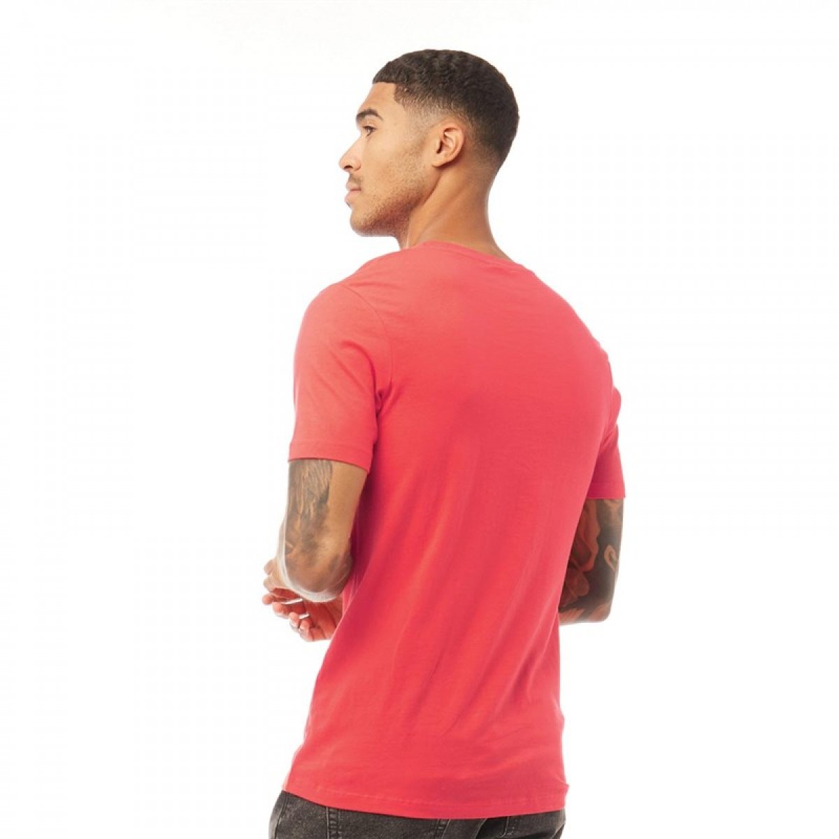 

Футболка JACK AND JONES Kev Neck Bittersweet Red, S (44)