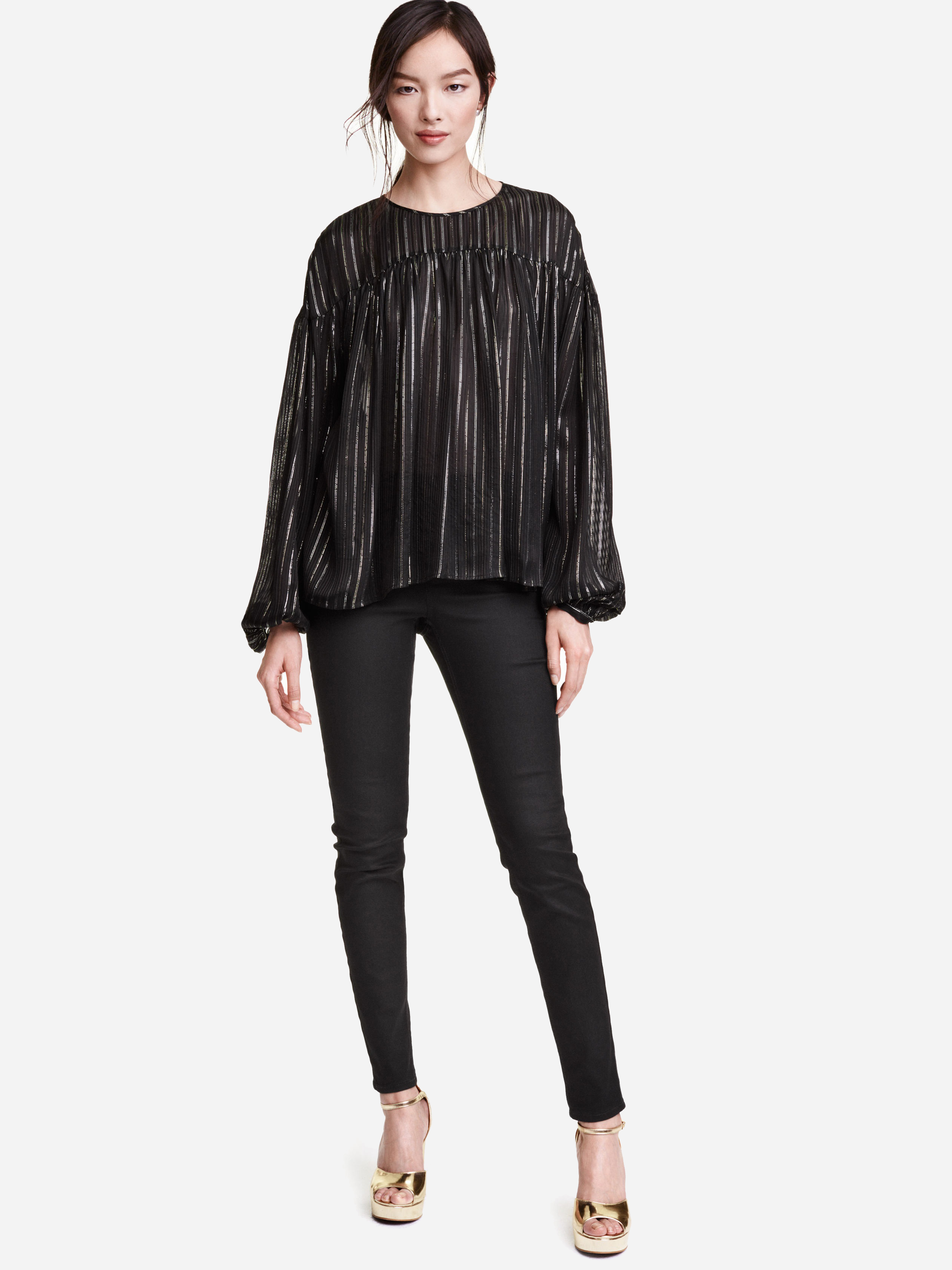

Леггинсы H&M  черный 19022323912, Леггинсы H&M 34 черный 19022323912