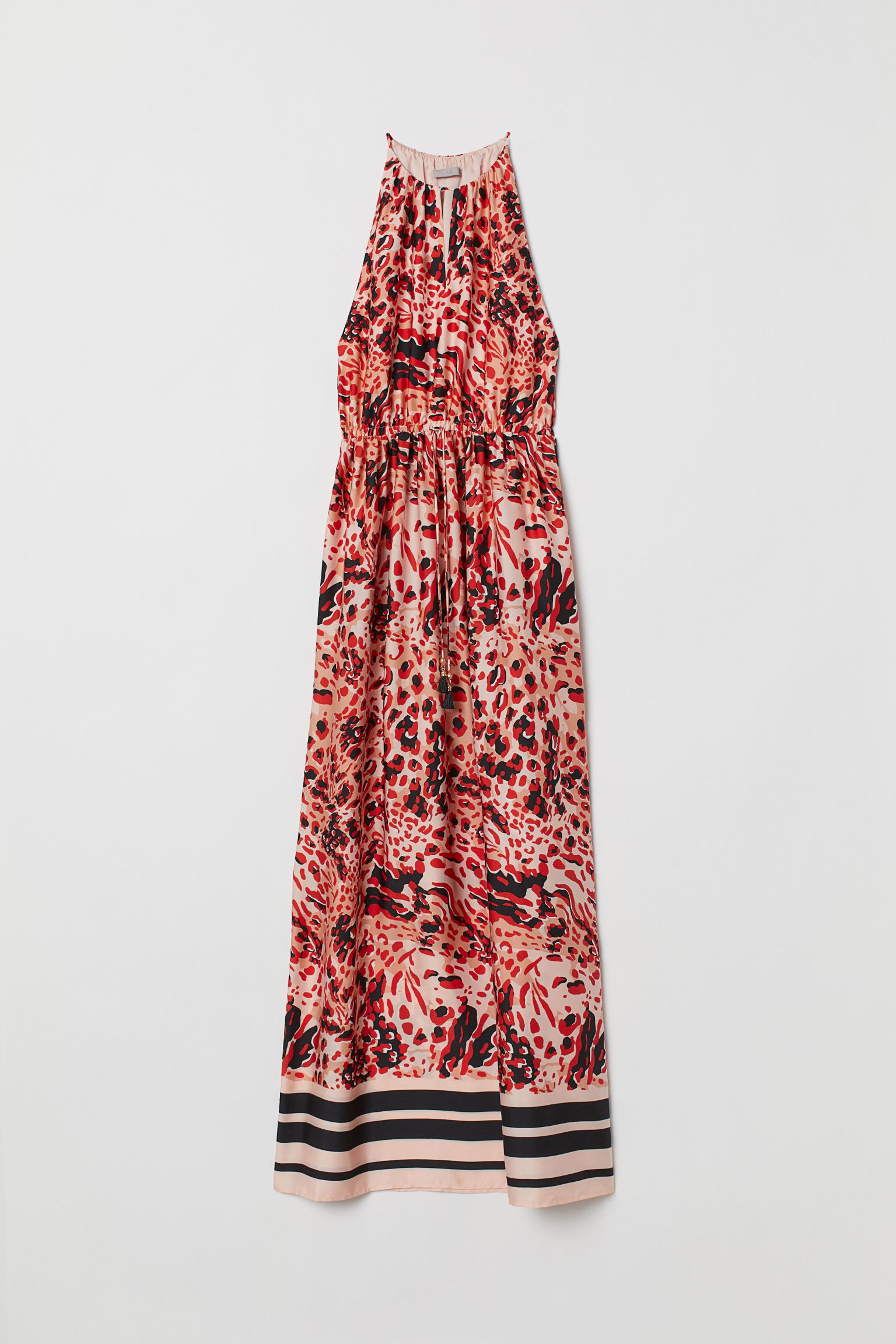

Платье H&M  красный принт 22037101089, Платье H&M 32 красный принт 22037101089