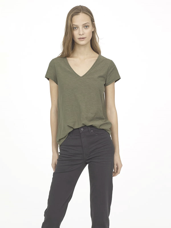

Футболка H&M L хаки 6175349