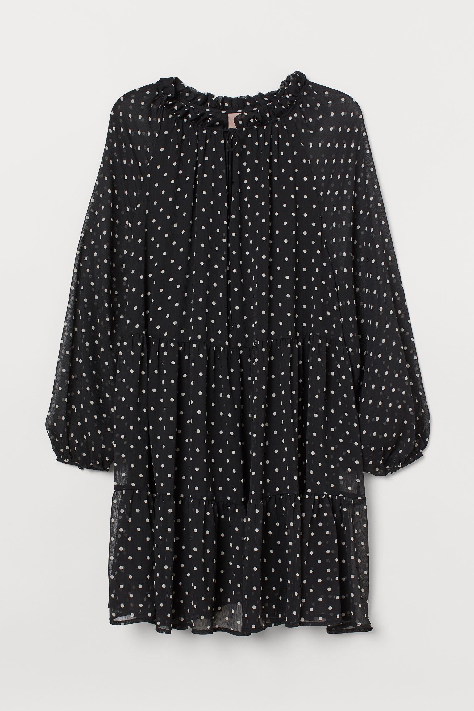 

Платье H&M XL черный горох 29048314171