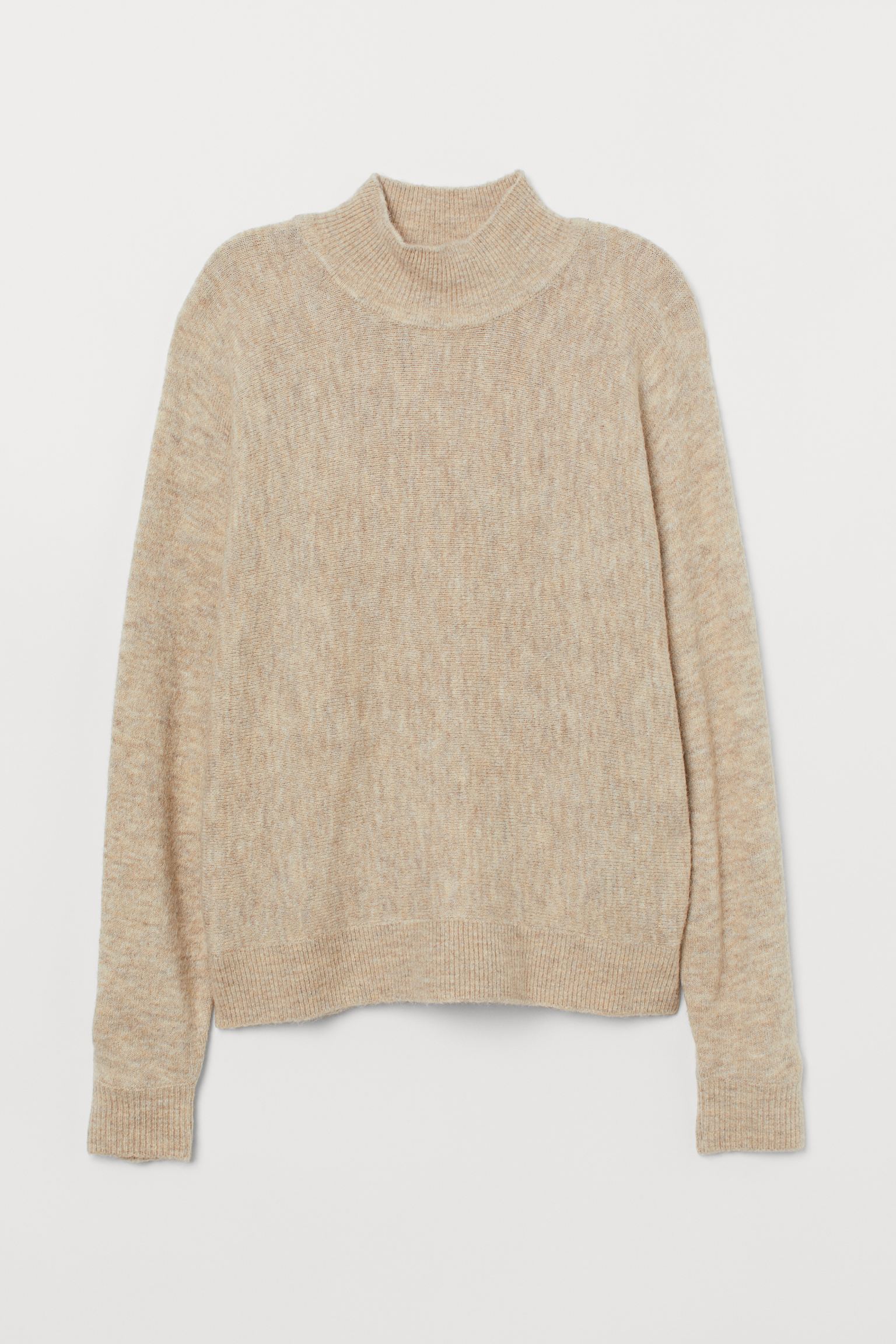 

Джемпер H&M M бежевый меланж 27037632800