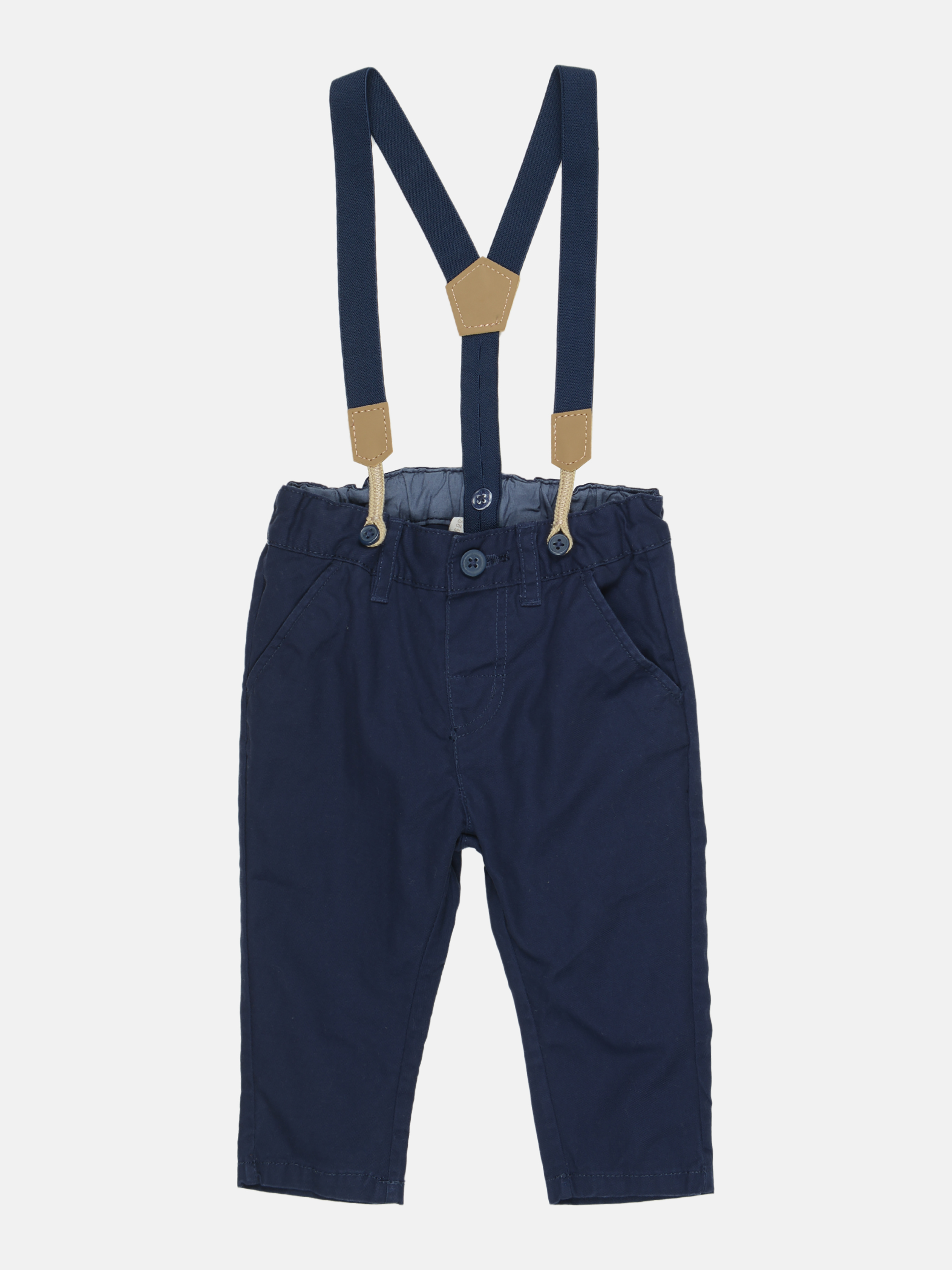 

Брюки с подтяжками H&M 74см темно синий 220276885811