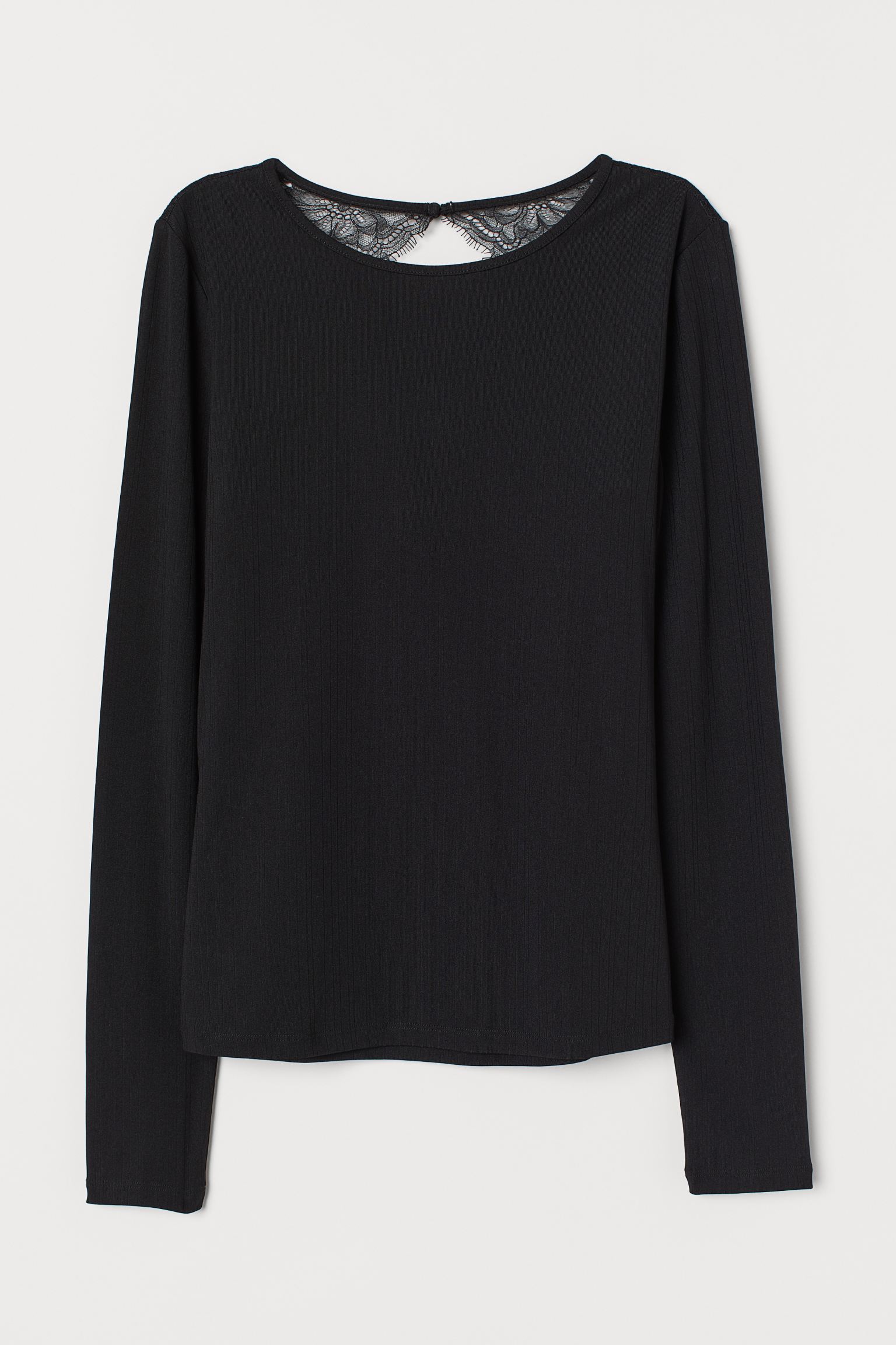 

Лонгслив H&M XL черный 1127887680