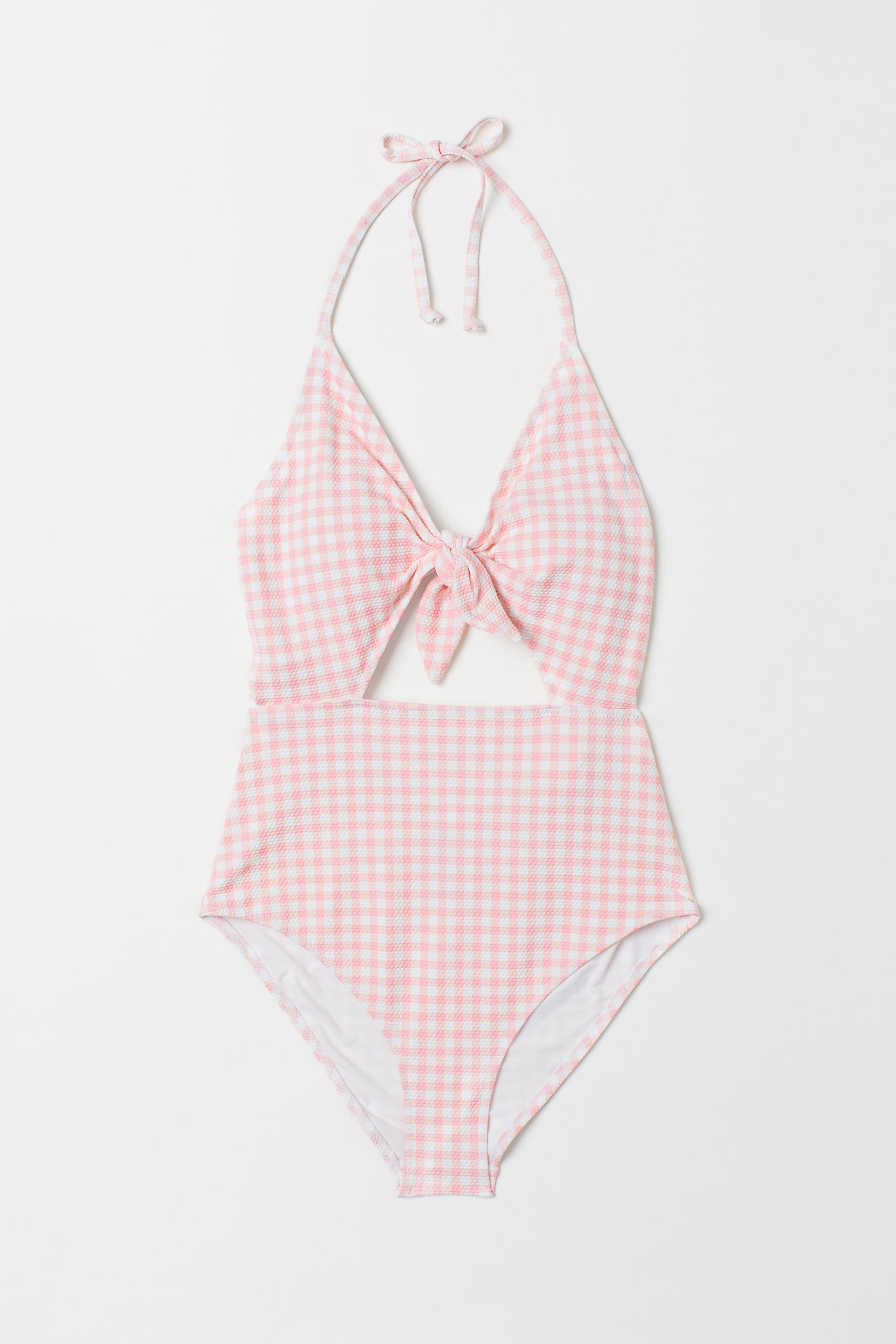 

Купальник H&M 48 розовый клетка 19037266101