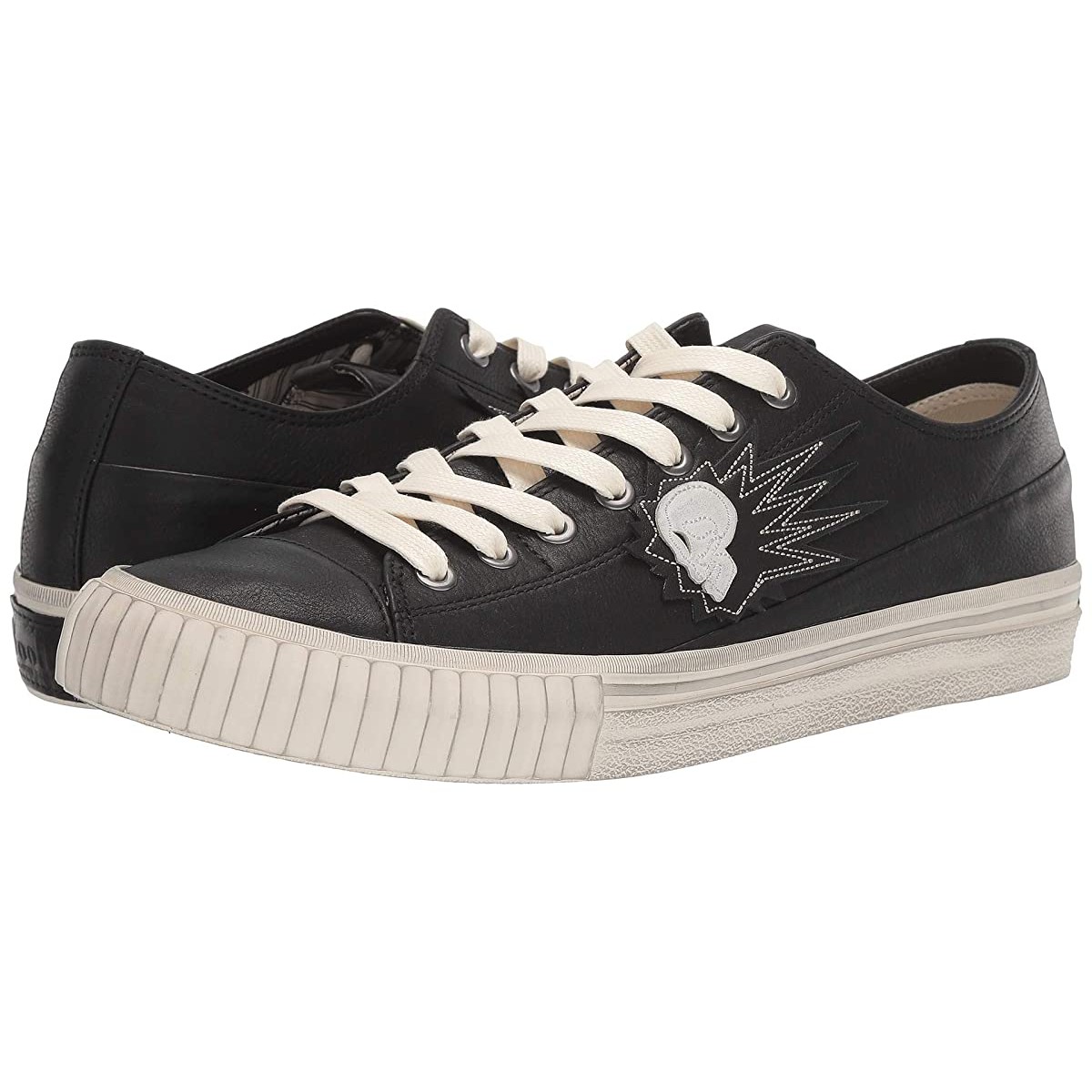 

Сникеры John Varvatos Smashing Skull Low Top Black, 40.5 (255 мм)