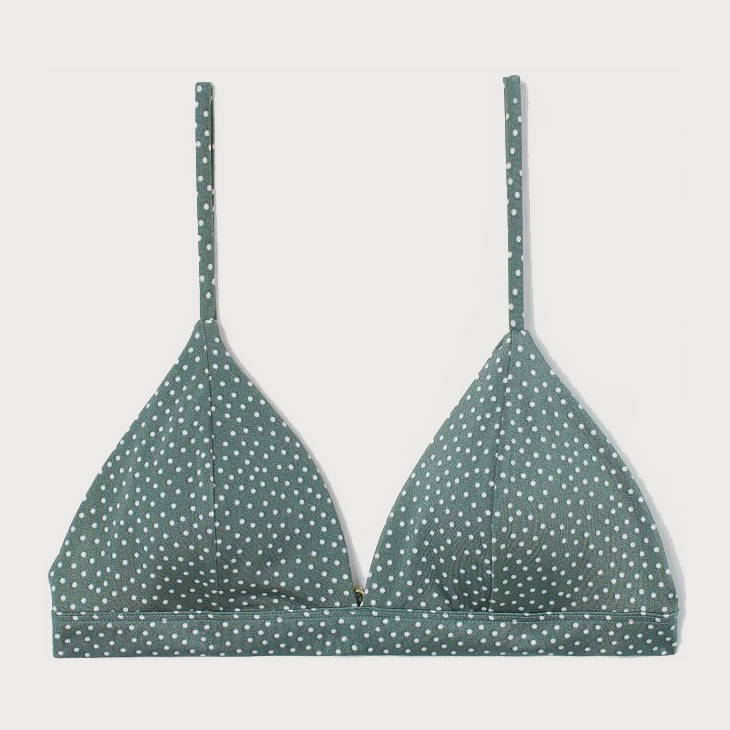 

Верхняя часть купальника H&M 060559630 44 Зеленая с белым