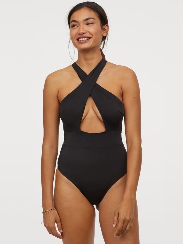 

Купальник слитный H&M 060822959 38 Черный