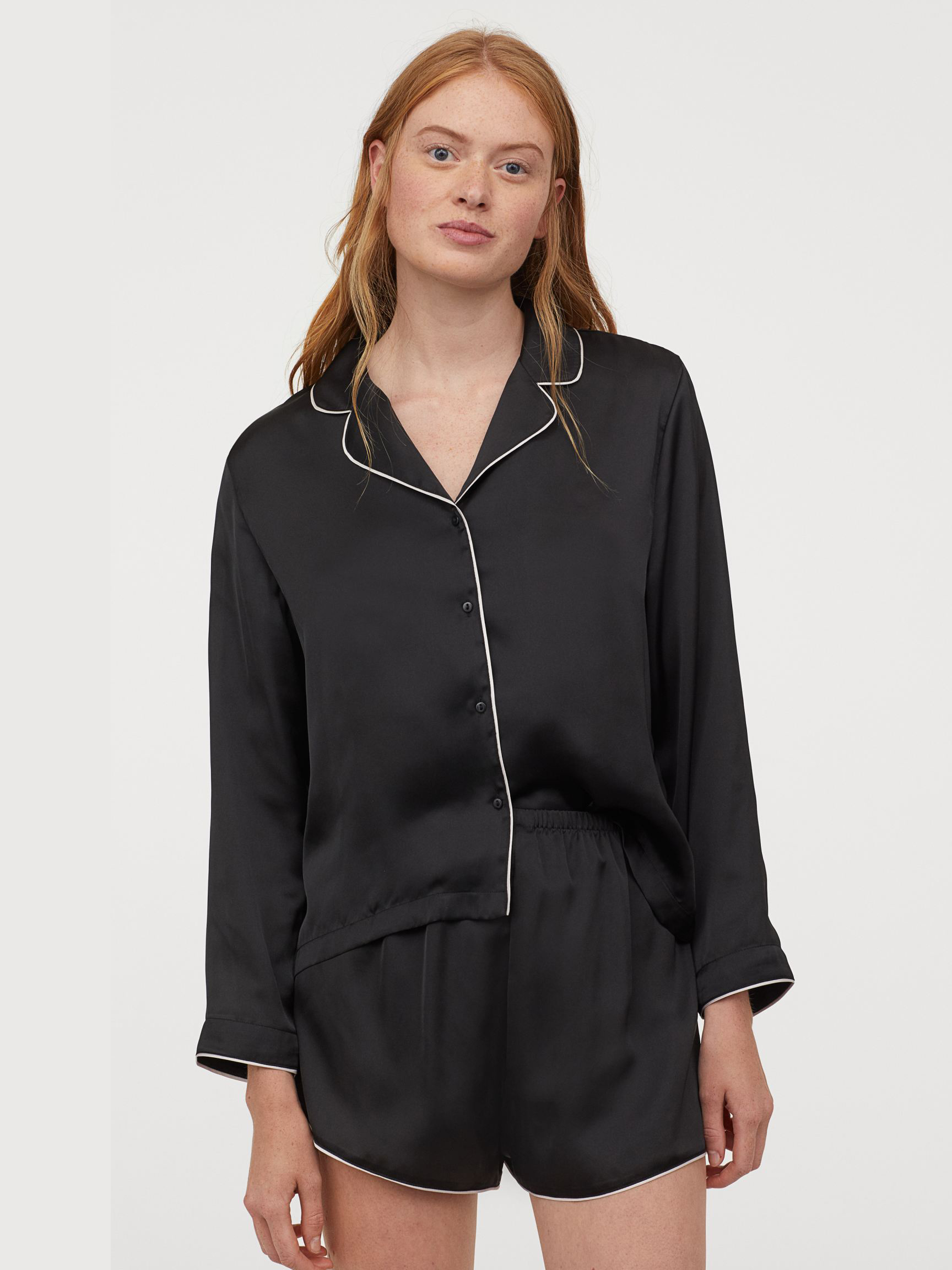 

Пижамная кофта H&M 060761696 М Черная