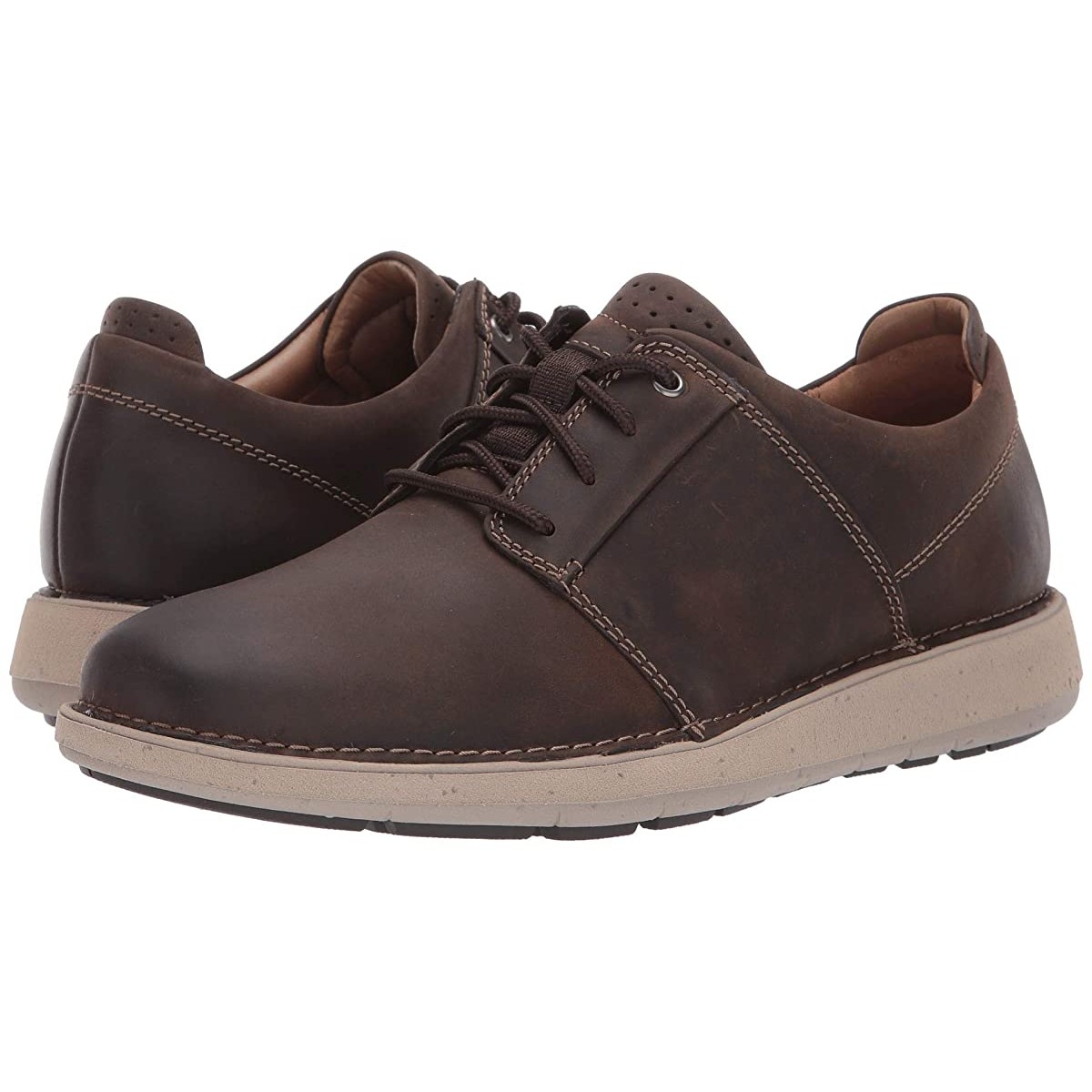

Сникеры Clarks Un Larvik Lace Brown Oily Leather, 39.5 (250 мм)