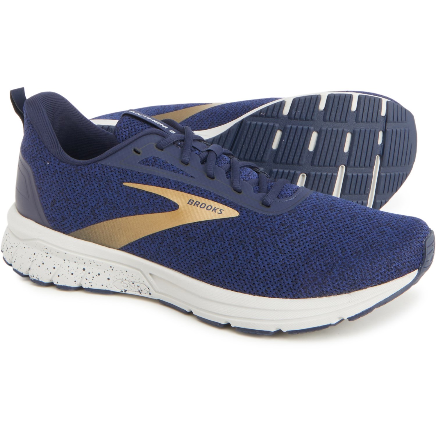 

Кроссовки Brooks Anthem 2 Running Navy/Grey/Gold, 46.5 (305 мм)