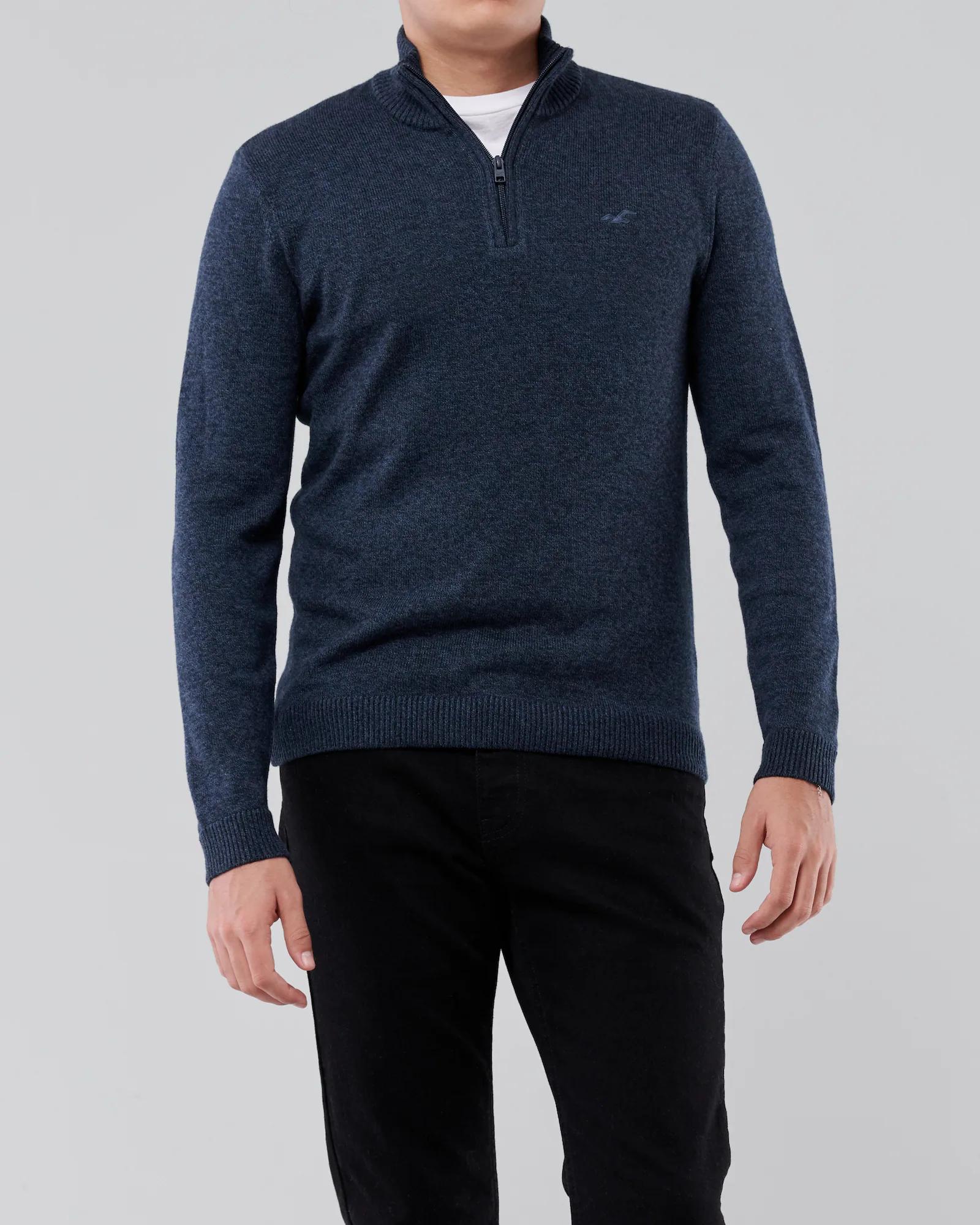 

Свитер мужской - свитер Hollister HC8643M S Темно-синий