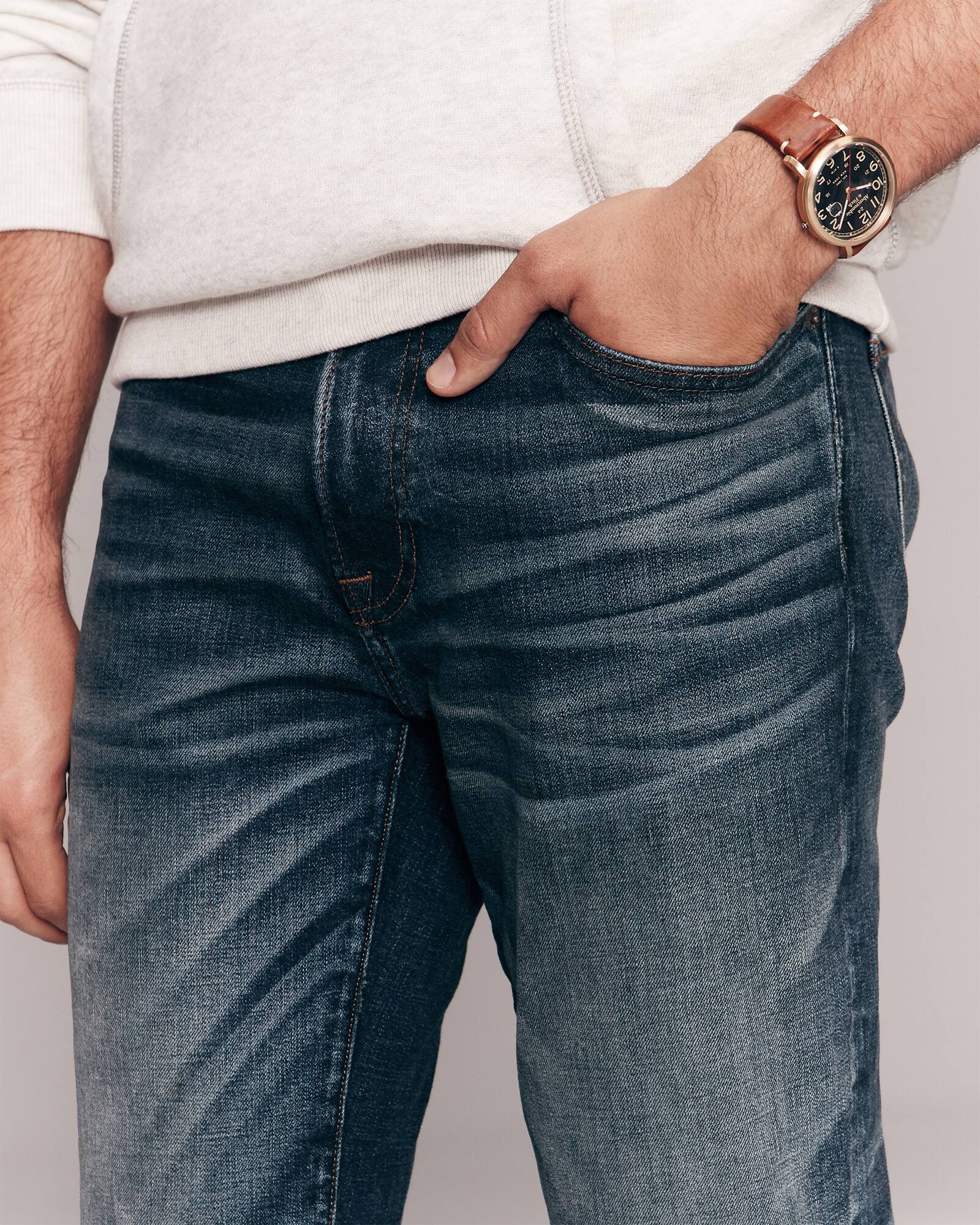 

Джинсы Athletic Skinny Abercrombie & Fitch AF8398M 32/32 Синий