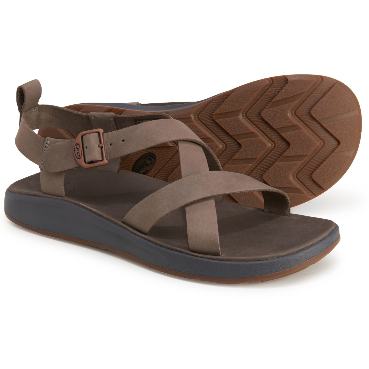 

Сандалии Chaco Wayfarer - Leather Gray, 46 (310 мм)