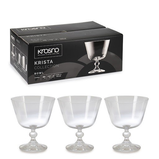 

Набор креманок Krosno серия KRISTA, 380 мл (6 шт) арт.F540243038029500