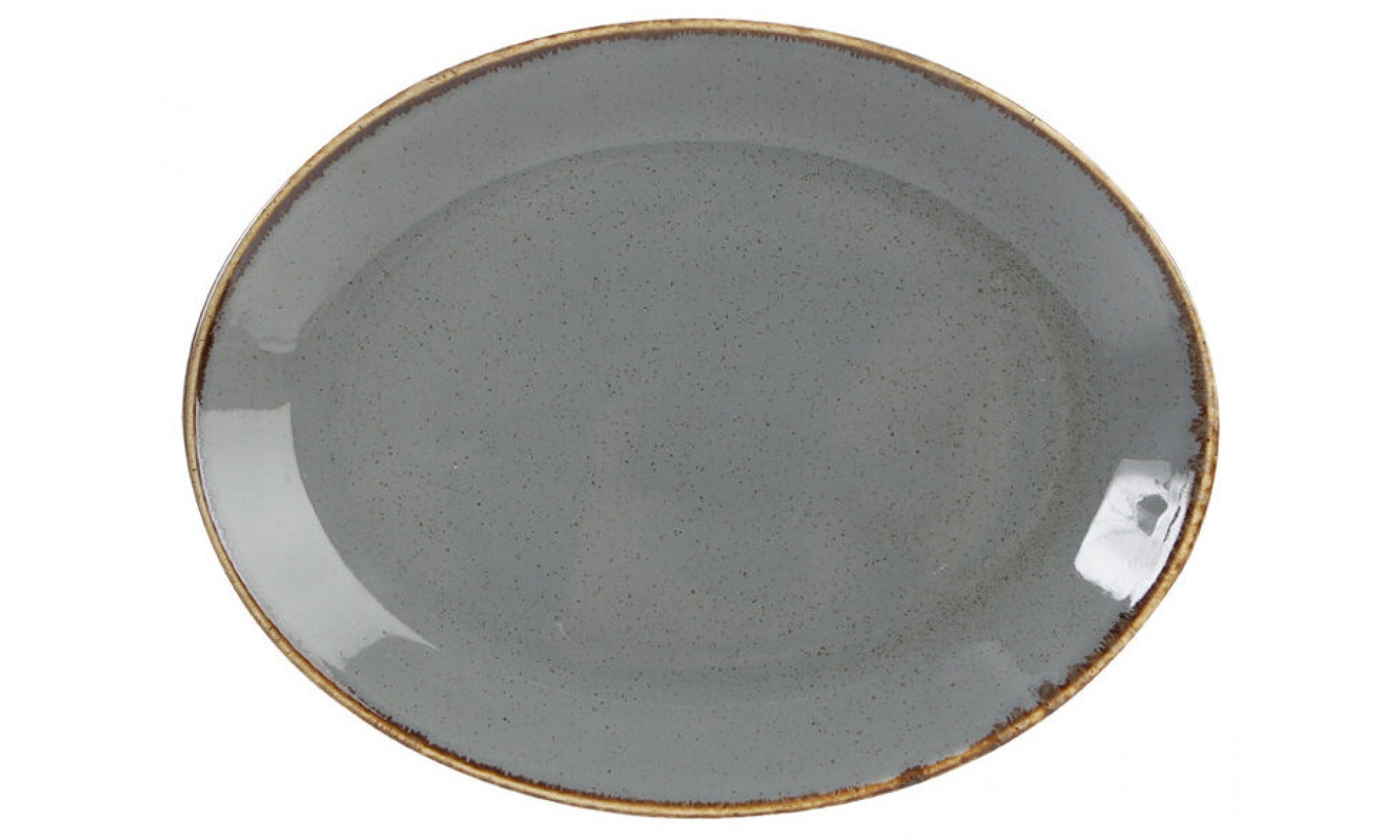 

Блюдо овальное 360х270 мм Porland серия Seasons Dark Gray арт. 213-112136.DG