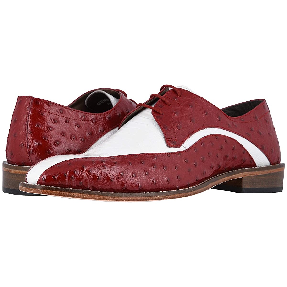 

Туфли оксфорды Stacy Adams Trevi Bike Toe Oxford Red/White, 40.5
