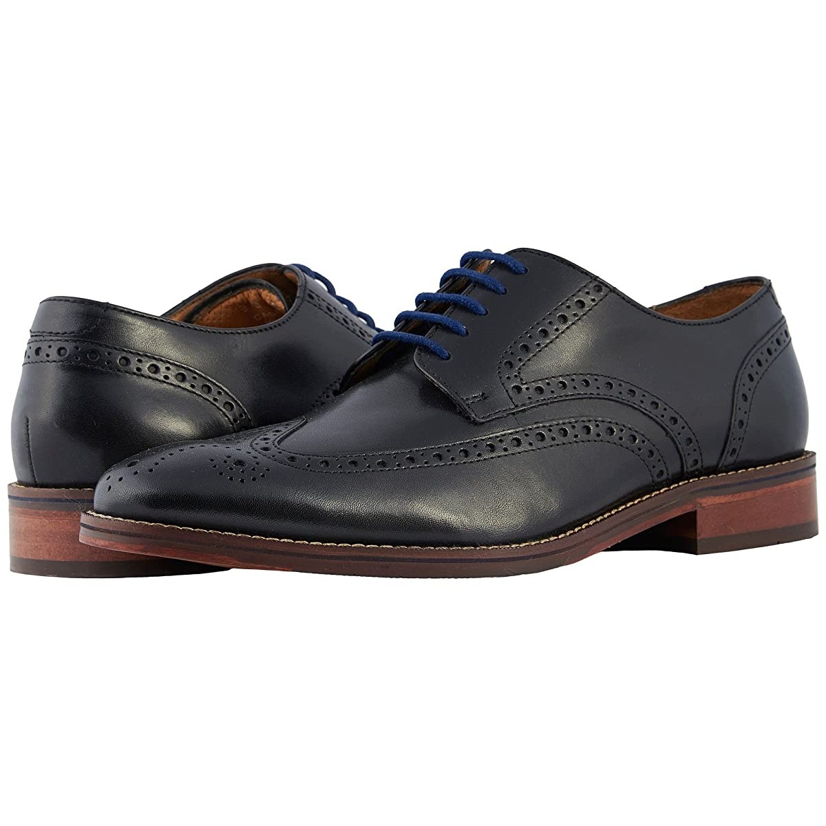 

Туфли оксфорды Florsheim Salerno Wingtip Oxford Black Smooth, 47 (300 мм)