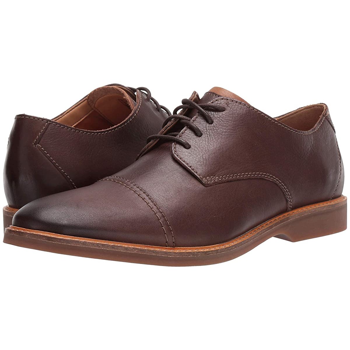 

Туфли оксфорды Clarks Atticus Cap Dark Brown Leather, 41 (260 мм)