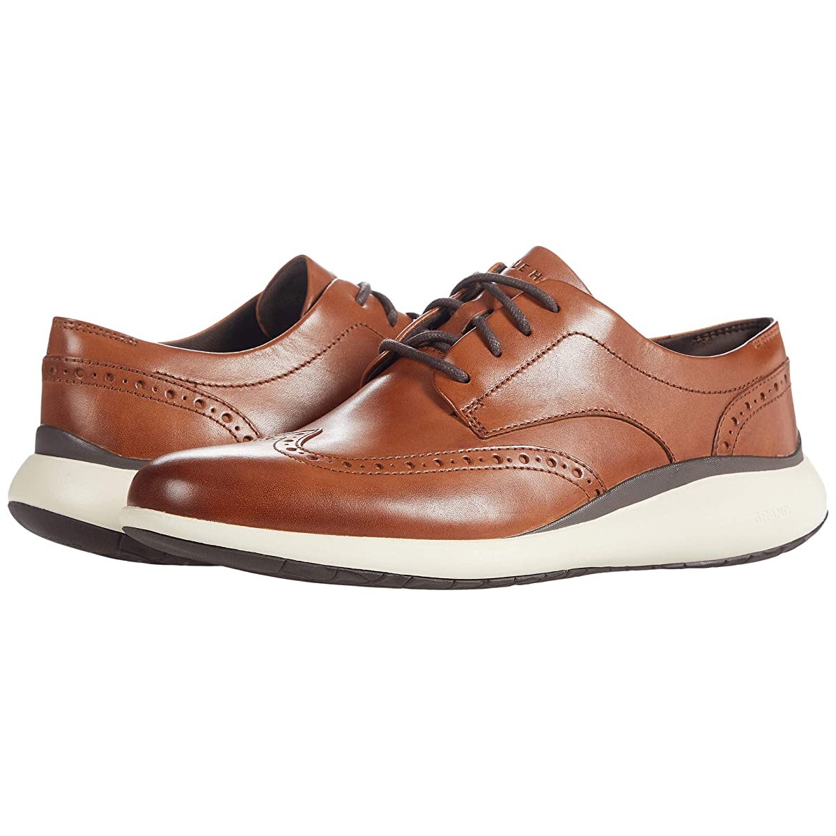 

Туфли оксфорды Cole Haan Grand Troy Wing Oxford British Tan/Ivory, 43 (280 мм)